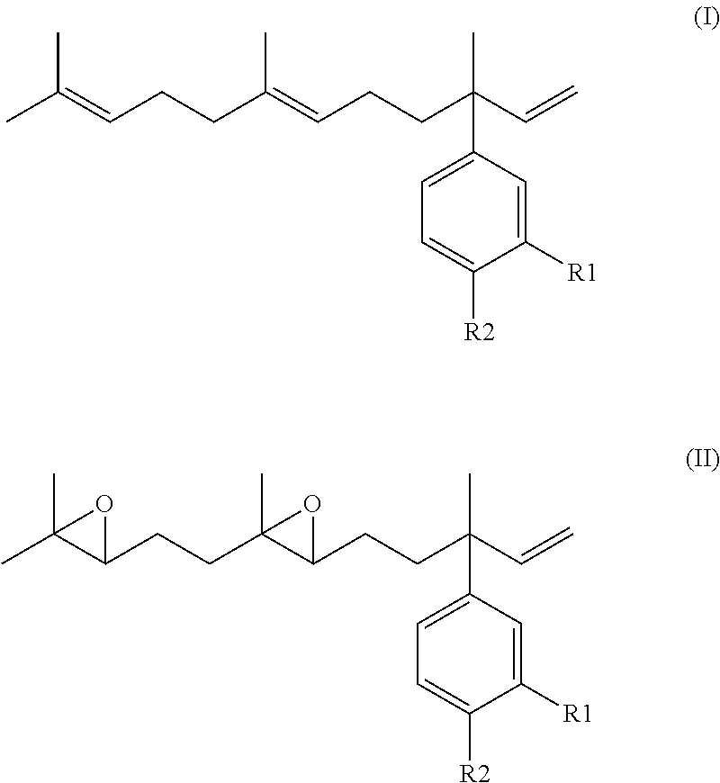Derivatives of 4-Nerolidylcatechol, Pharmaceutical Compositions Comprising them and Process for Producing The Same