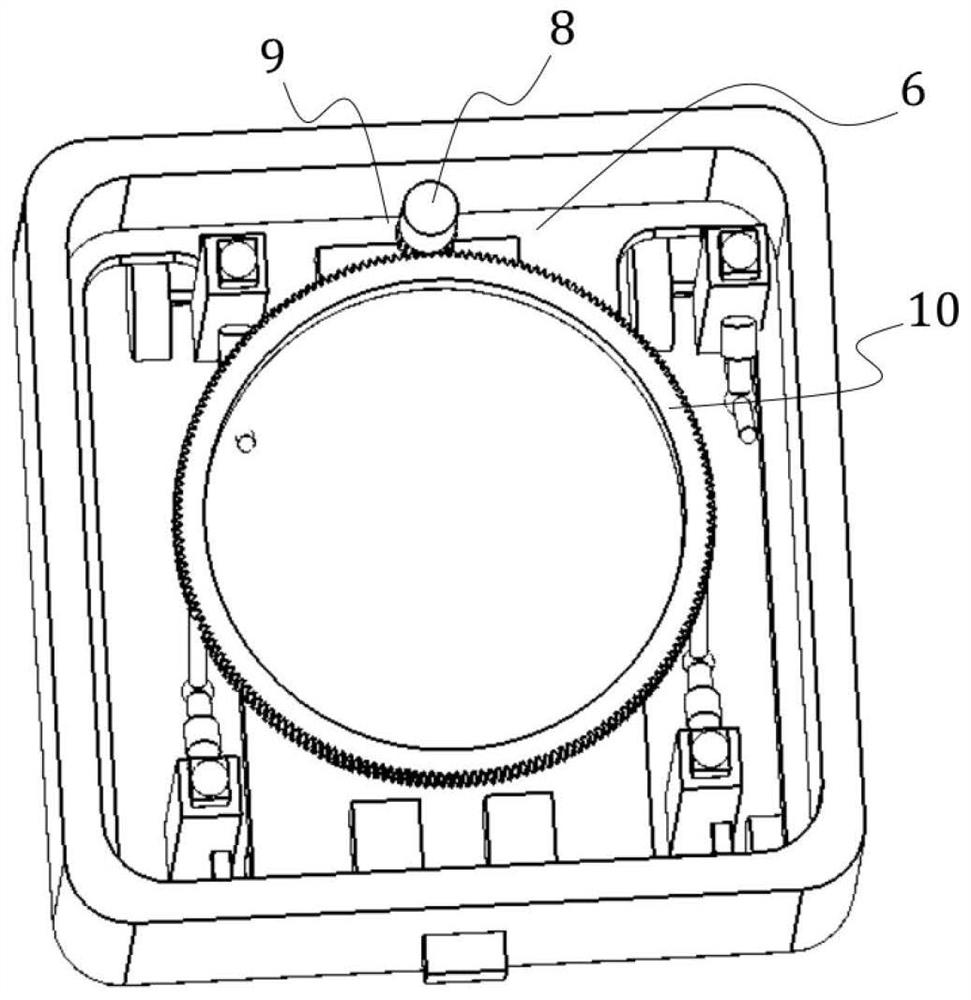 Wheeled three-dimensional mobile support flexible tooling structure