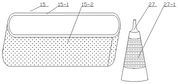 Labelling device for bottled drink