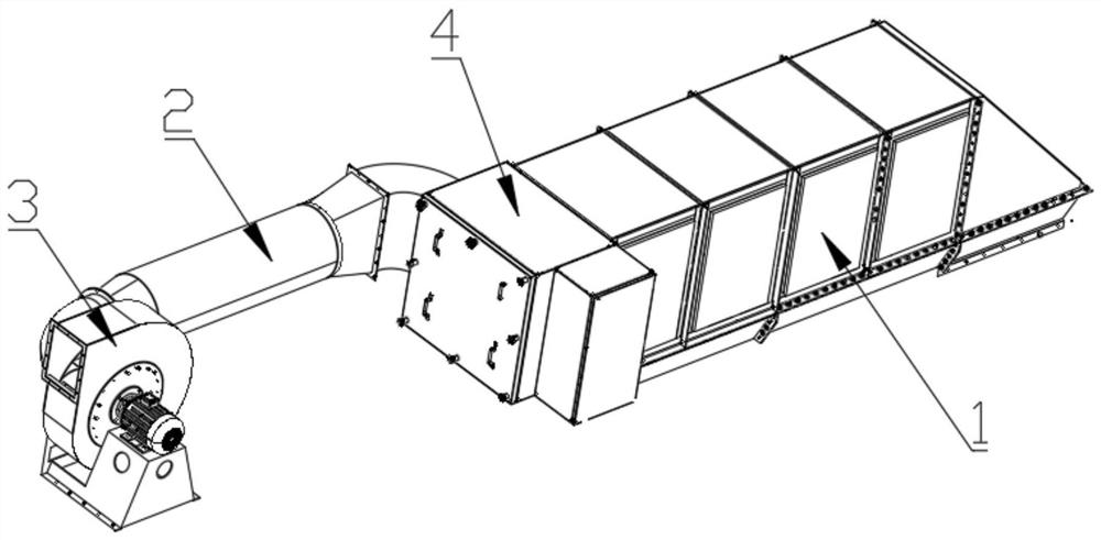 Intelligent control straw treatment dust fall auxiliary system