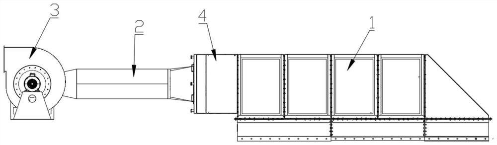 Intelligent control straw treatment dust fall auxiliary system