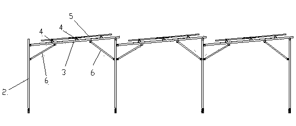 Agricultural stand fixing frame