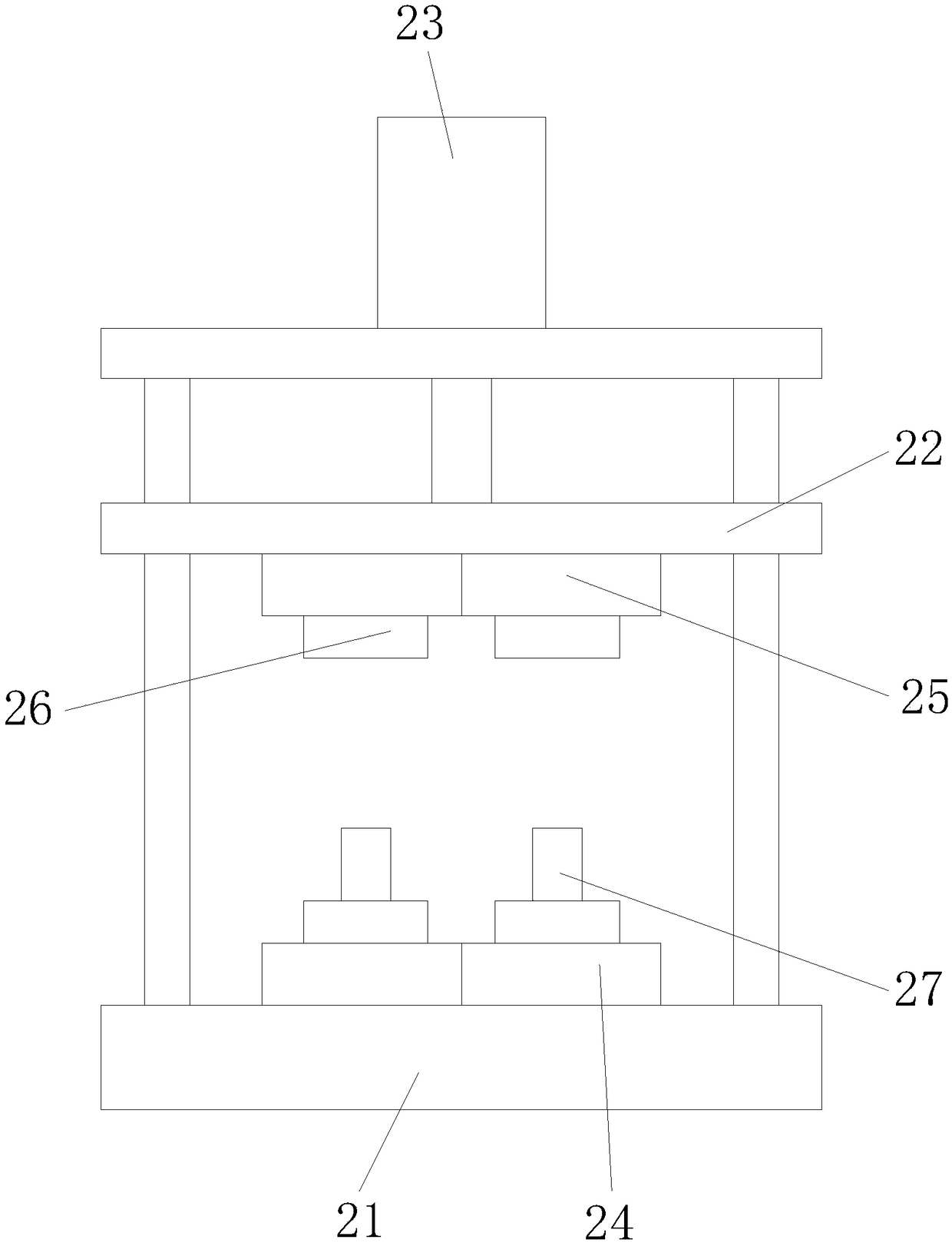 Device for rapid forming production