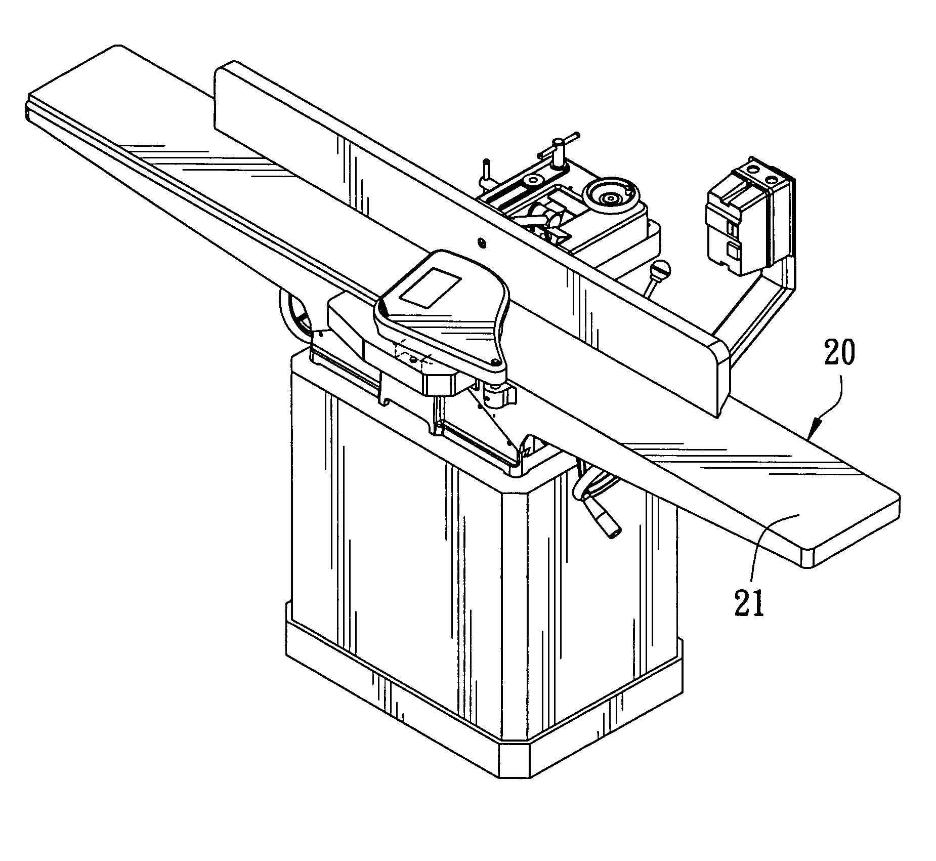 Swiftly adjusting device for a blade shaft of a planer