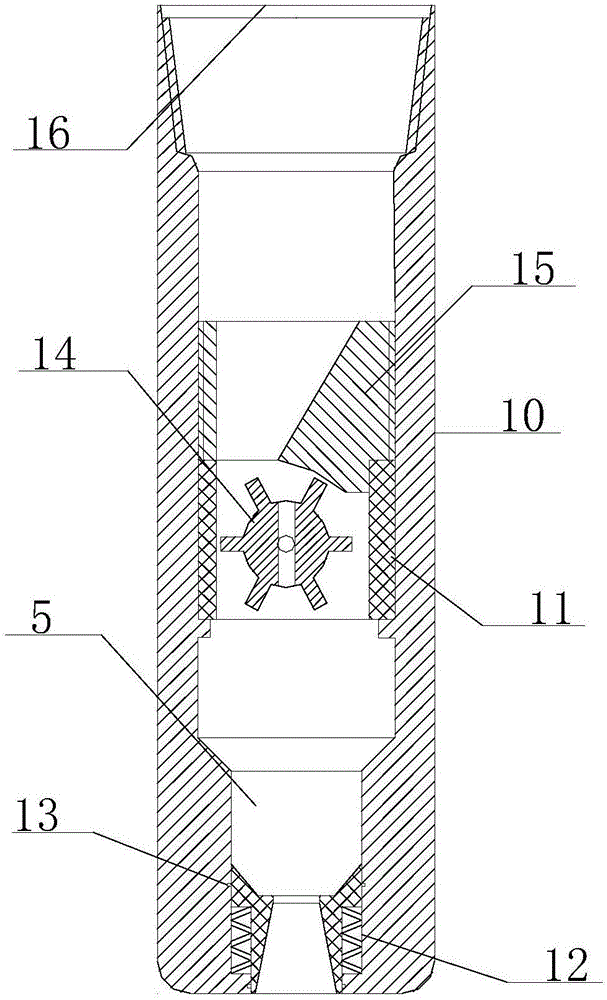 Drilling device and method for efficient rock breaking by using liquid nitrogen jet flow