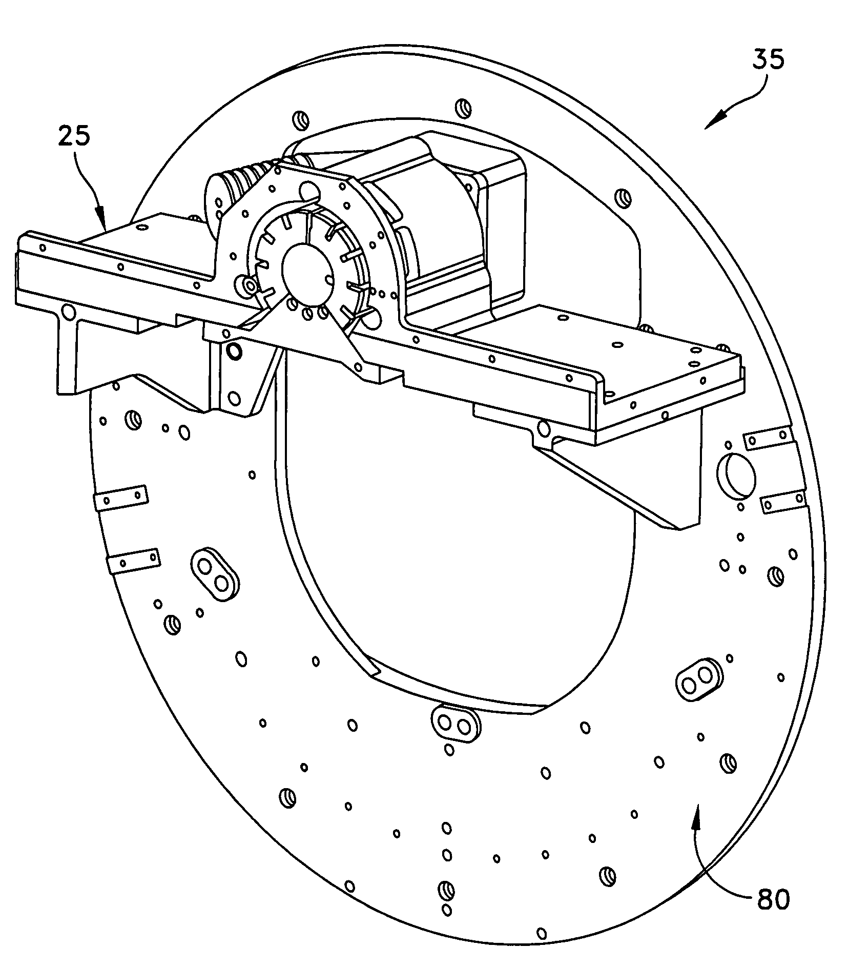 Computerized tomography (CT) imaging system with monoblock X-ray tube assembly