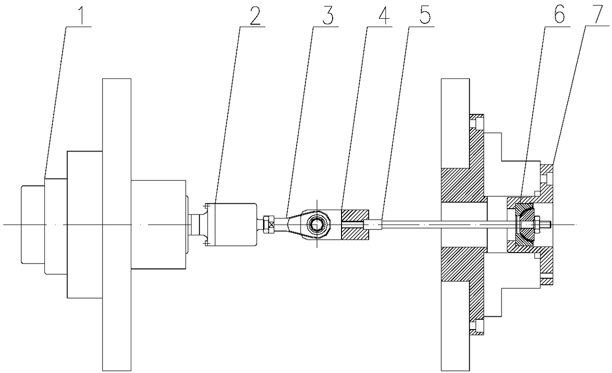 In-site calibration device applicable to piezoelectric thrust vectoring frame