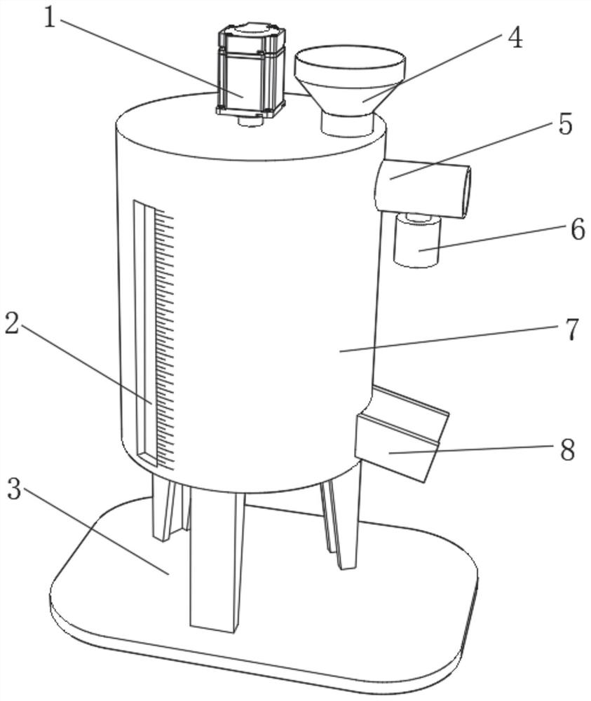 Biodegradable film master batch mixing device