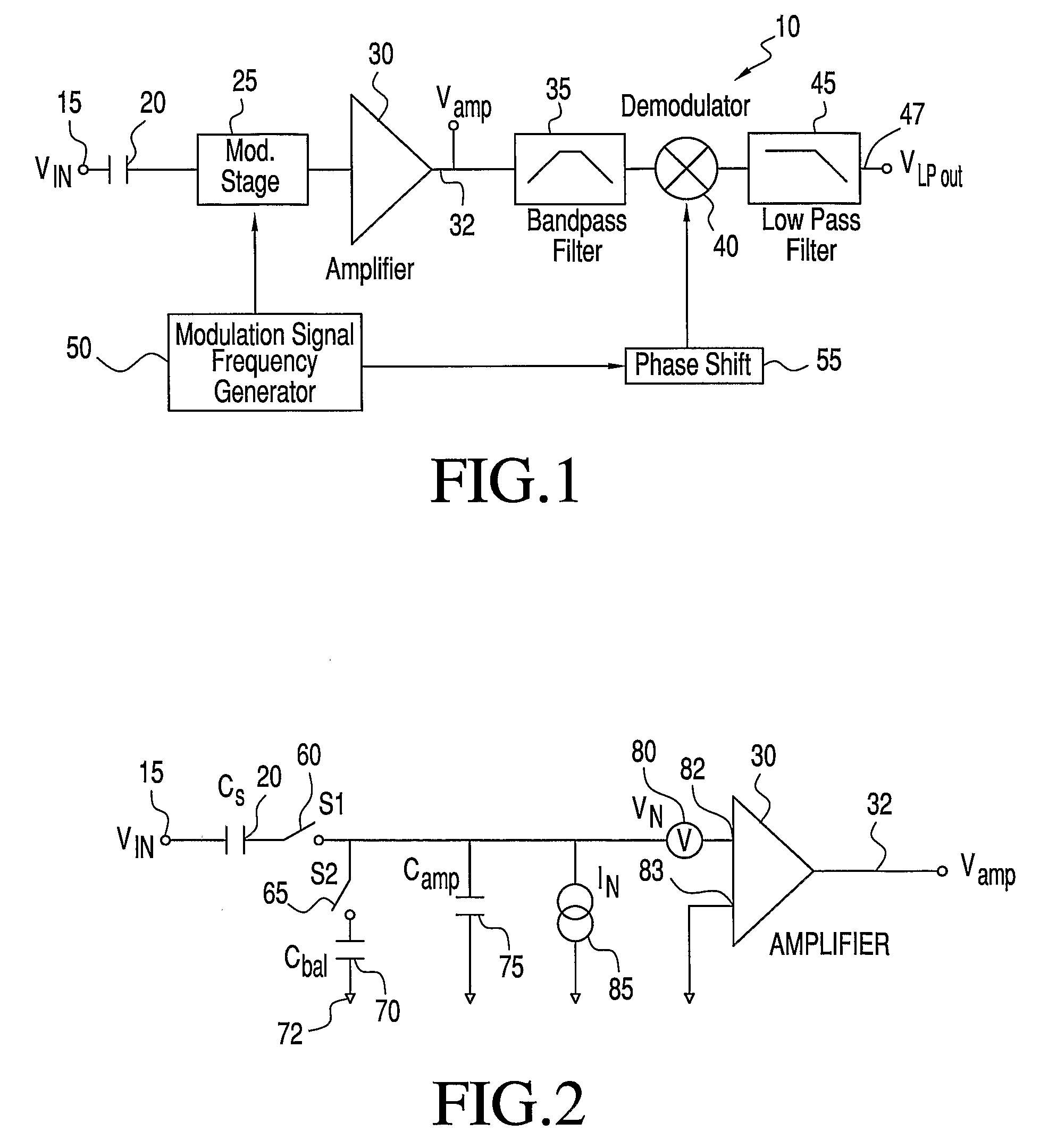 Amplifier Circuit and Method for Reducing Voltage and Current Noise