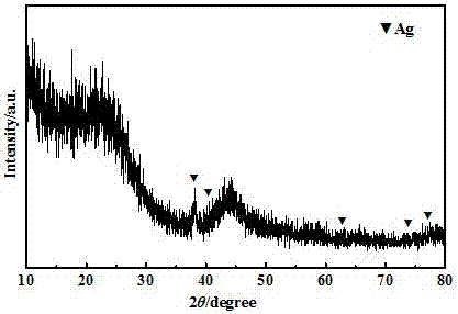 Nano-silver loaded activated carbon fiber and preparation method thereof