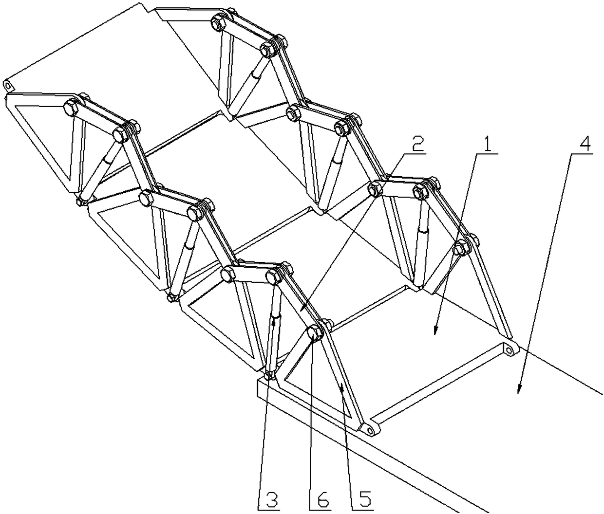 Foldable sightseeing platform