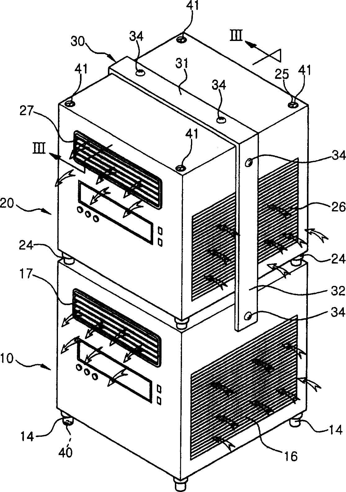 Module type air purifier