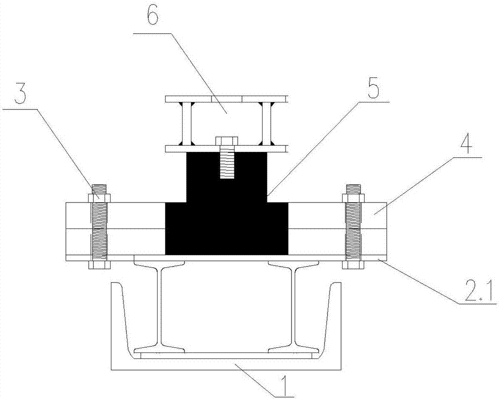 Prefabricated beam transverse movement and vertical falling device and beam falling method