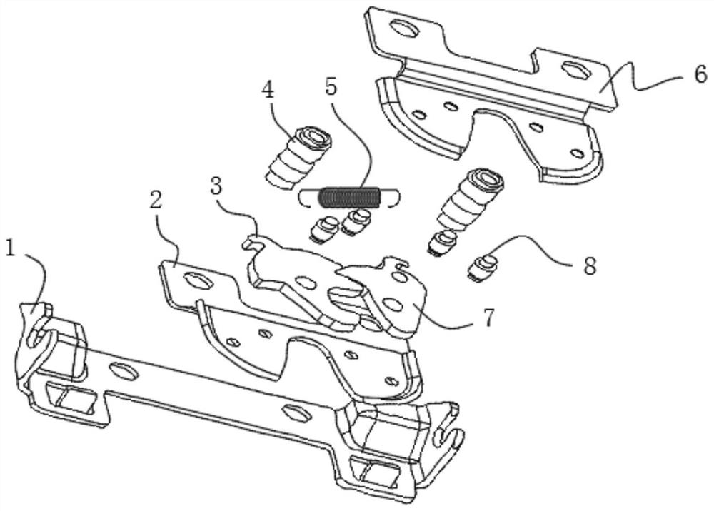 Automobile multifunctional tool kit door lock assembly