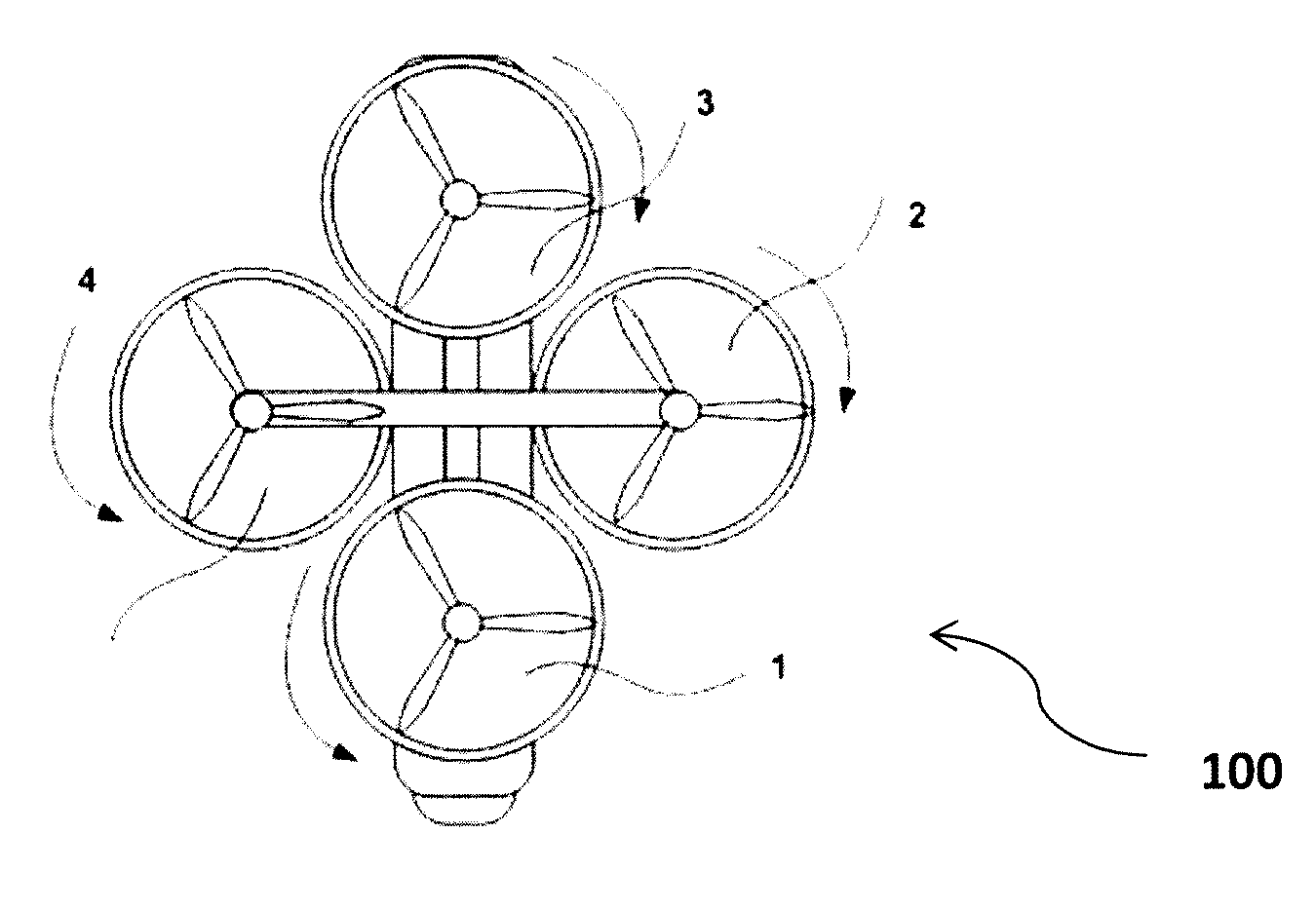 System and method for control of quadrotor air vehicles with tiltable rotors