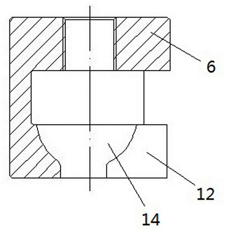 Bolt tensile test tool and tensile test device using same