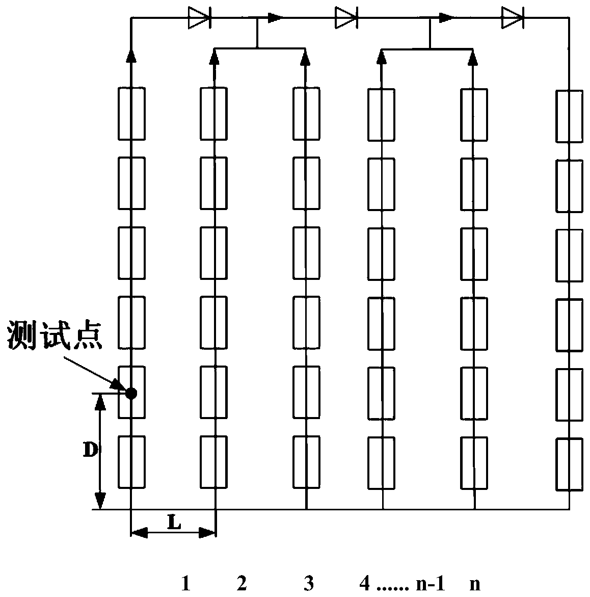 A method for calculating the power generation performance of bifacial battery modules using multi-irradiation sensors