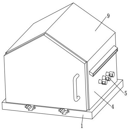 An outdoor oil-immersed power transformer