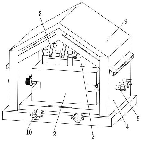 An outdoor oil-immersed power transformer