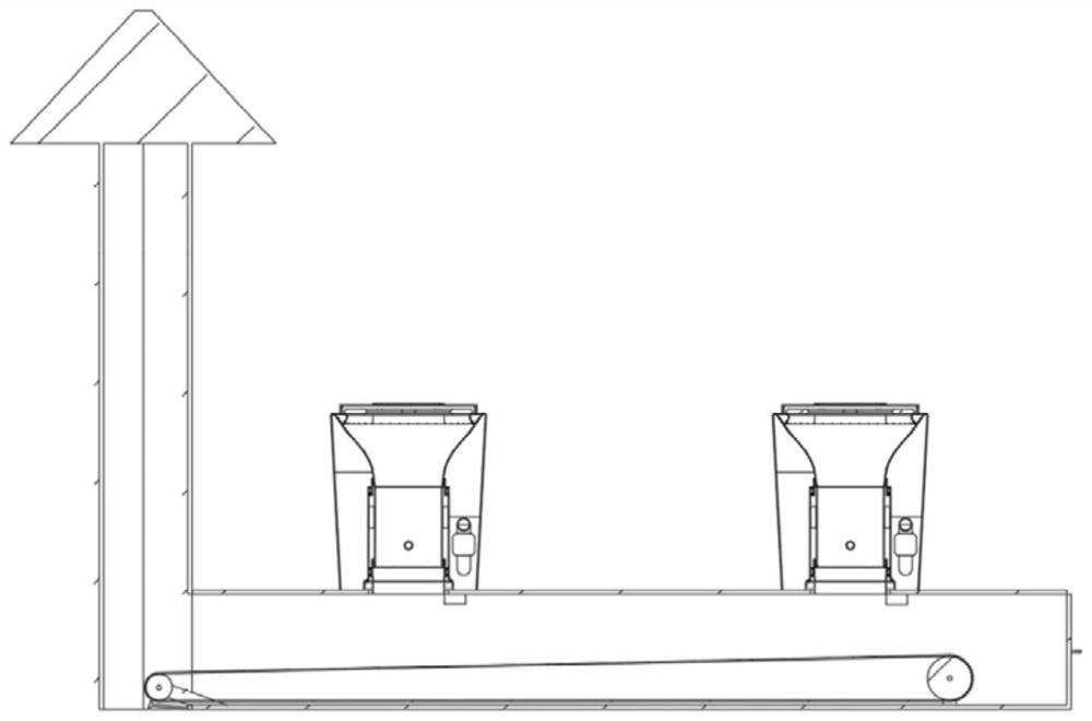 Ecological toilet row structure