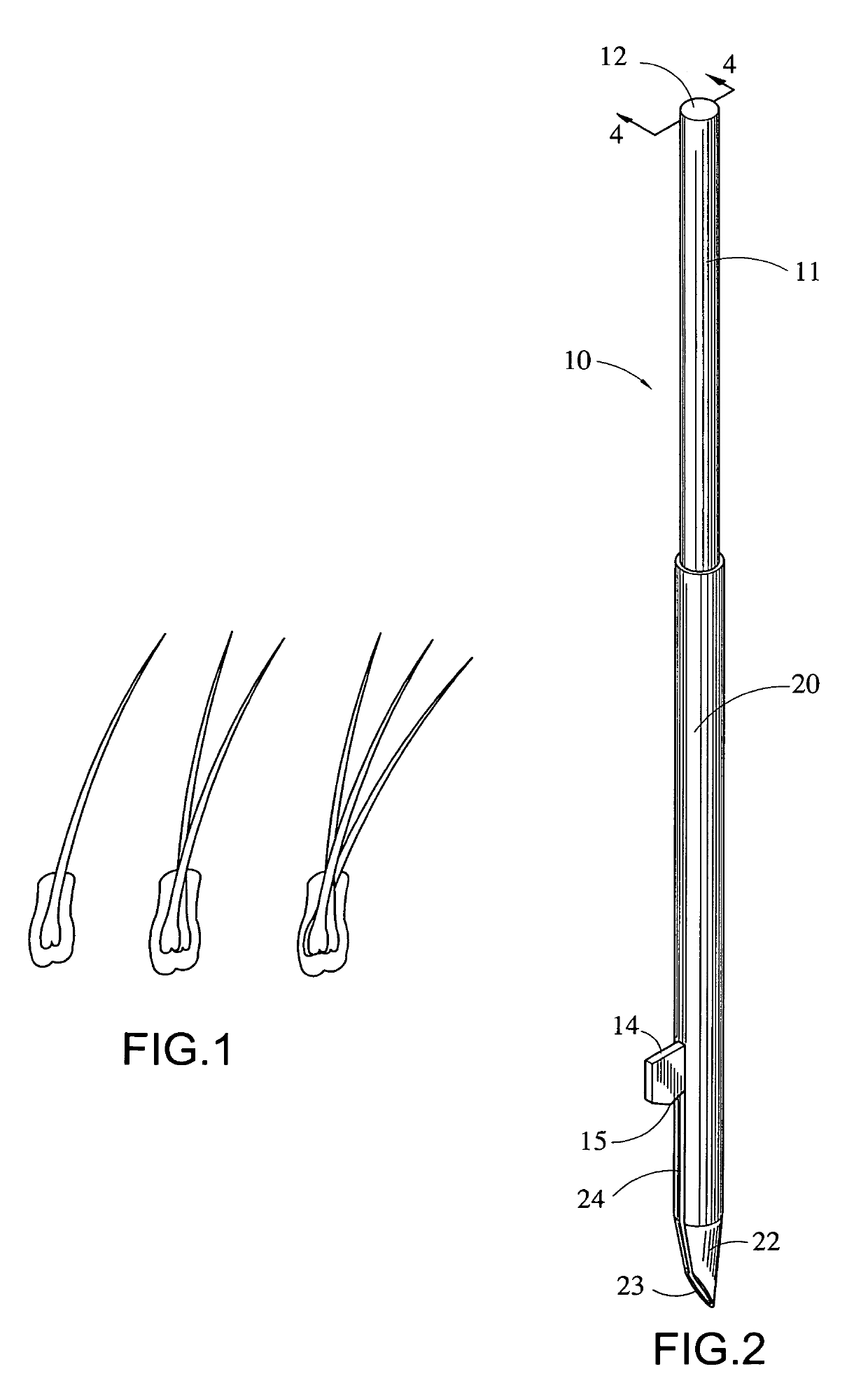 Micro-implanter for hair follicle