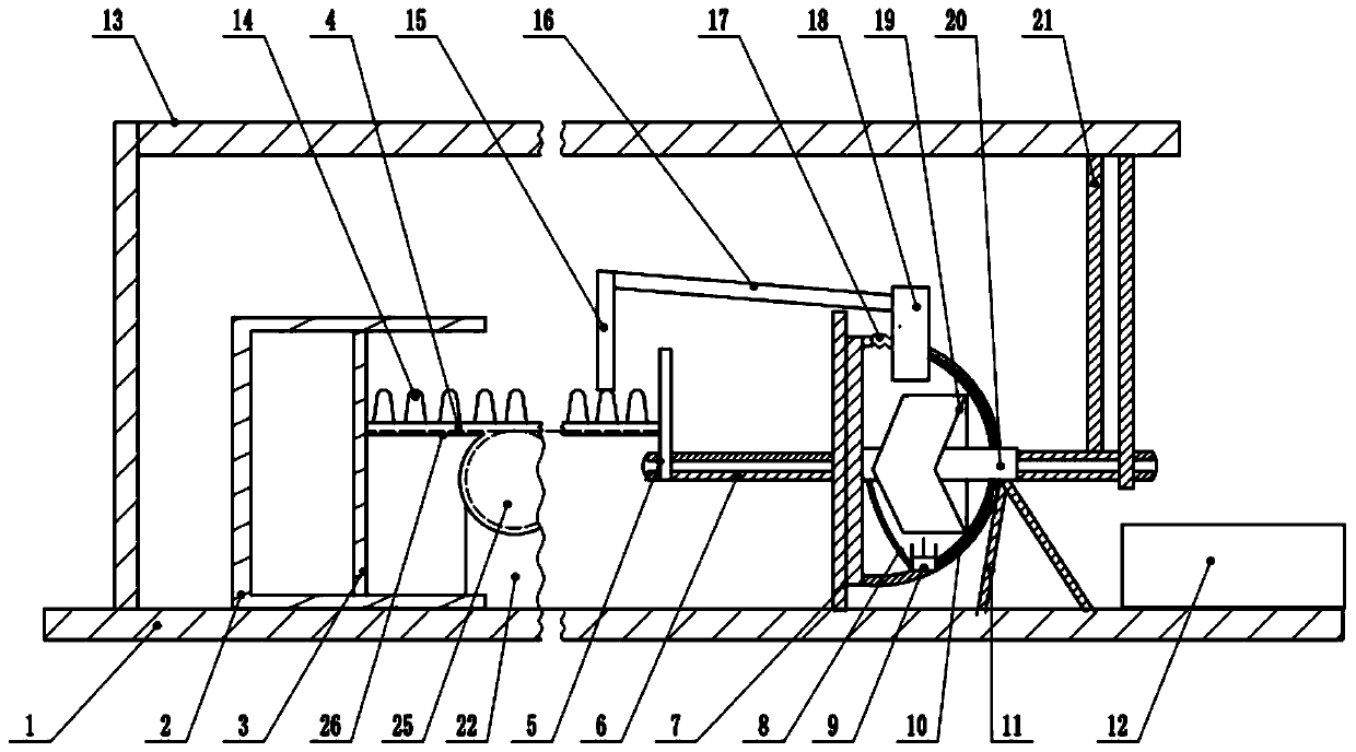 Automobile transmission shaft tube automatic grinding device