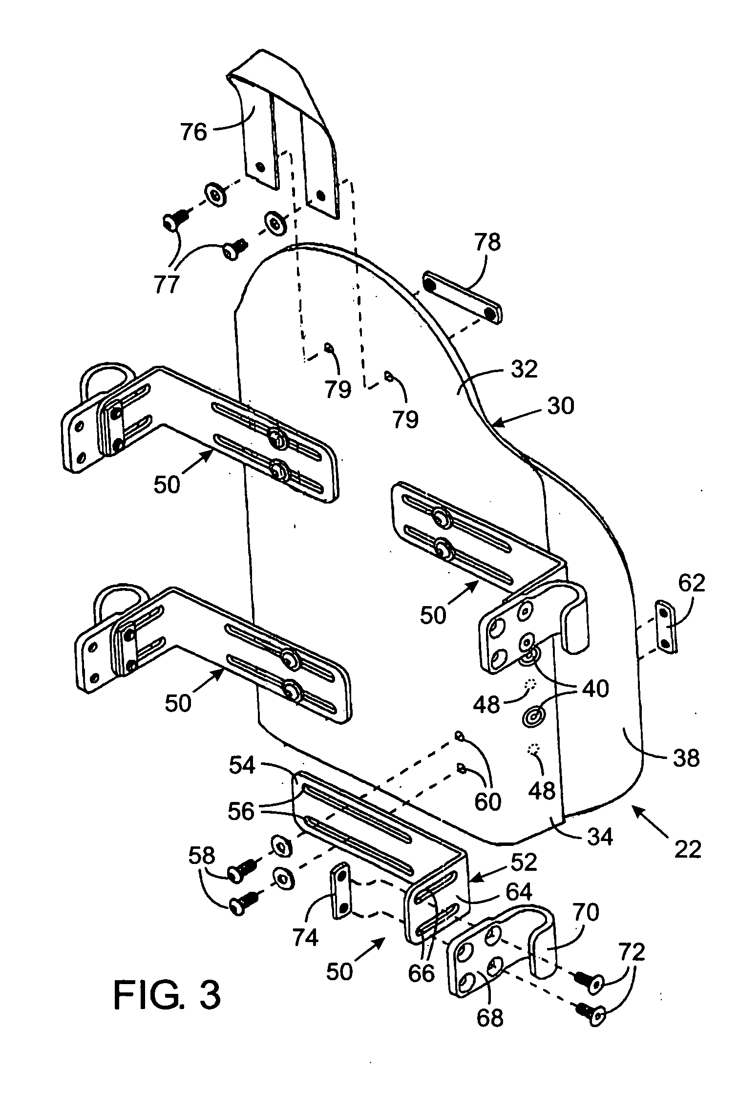 Adjustable seat back for a wheelchair