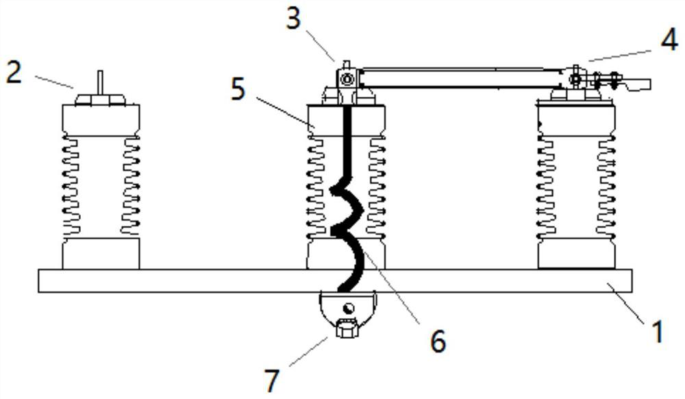 10kV outdoor electric isolating knife switch