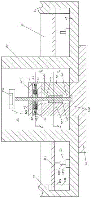 Feed supply device controlled to ascend and descend through air pressure