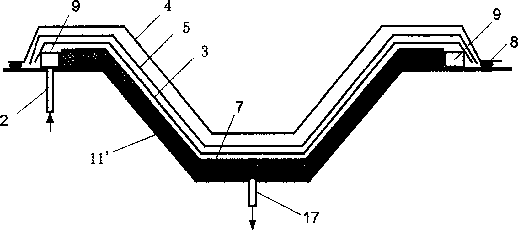 Method for fabricating non-woven fabric from flax and composite material