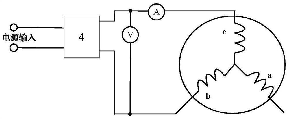 Test method for mechanical characteristics of double-branch AC permanent magnet motor