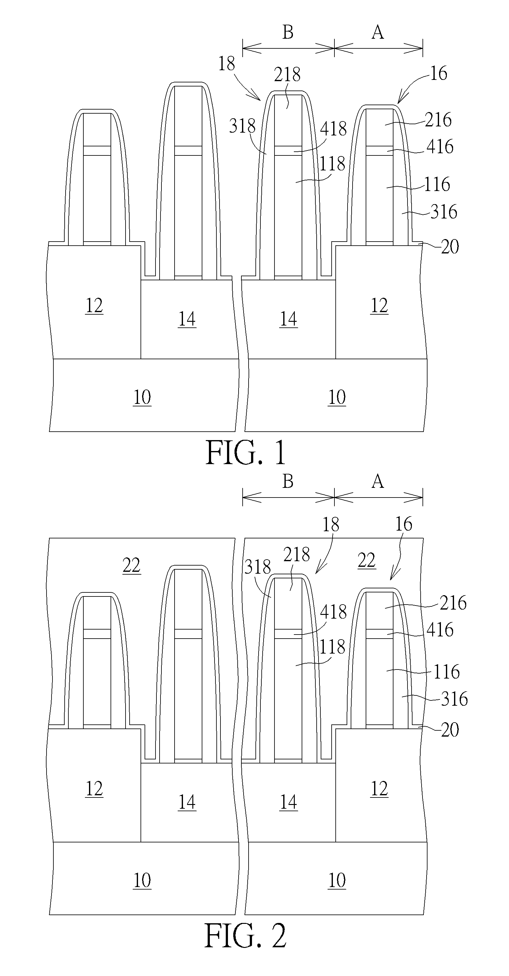 Method of removing a hard mask on a gate