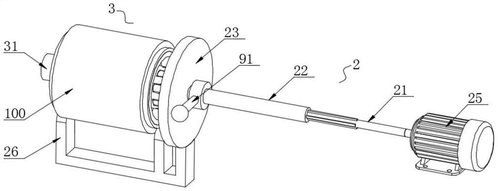 Finished product winding device for nanocrystalline film adhesive tape production