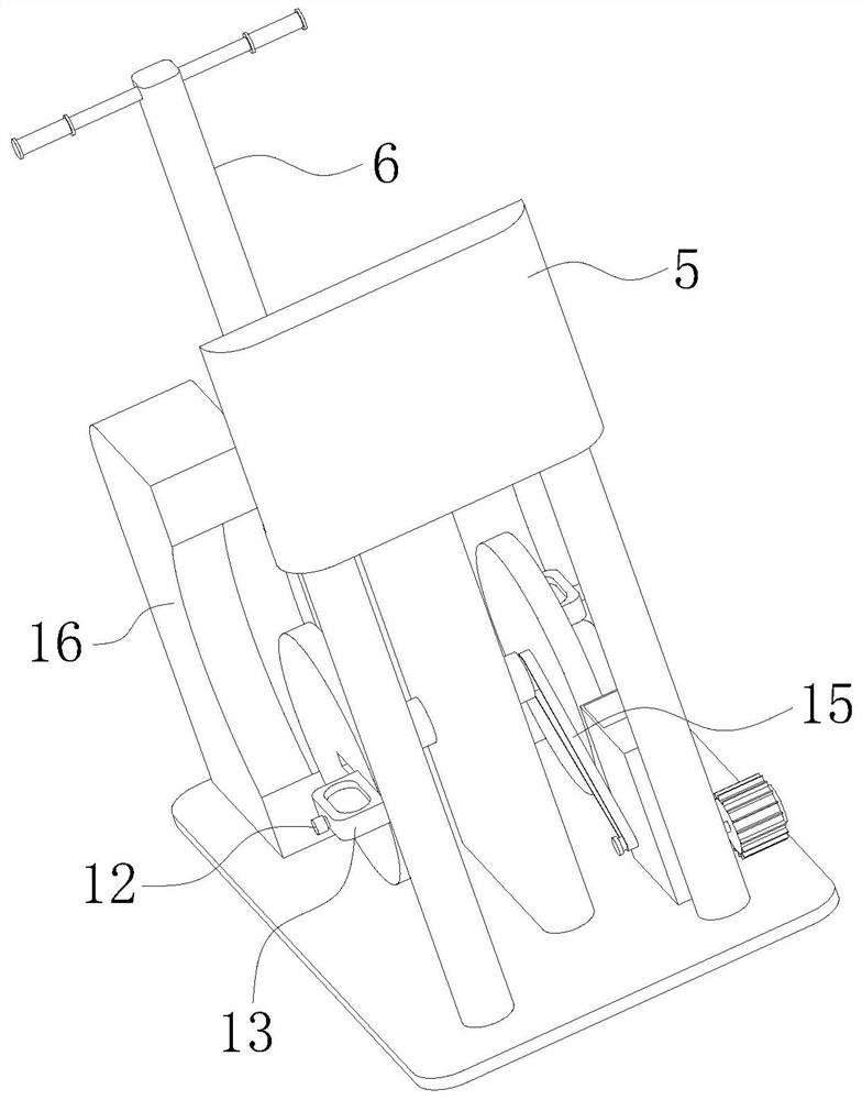 An auxiliary device for driving the bending posture of both legs