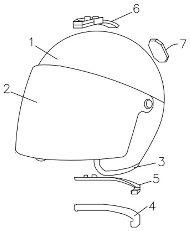 Safety helmet with air bag for riding