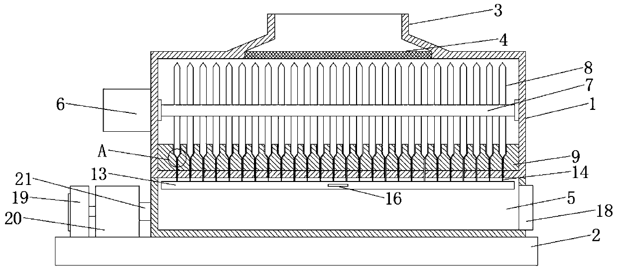 Extrusion type soil crushing equipment for agriculture