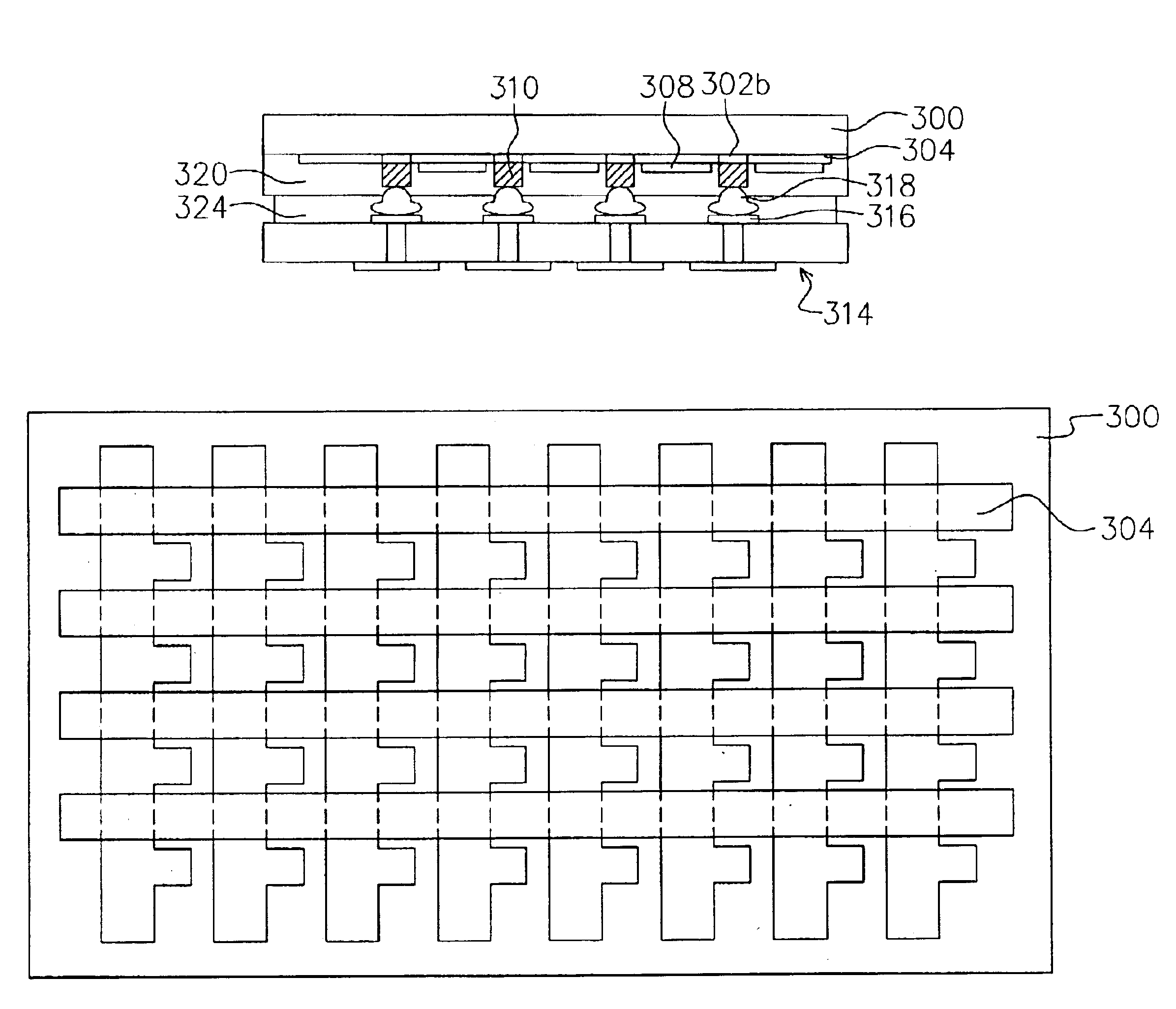 Package structure of organic electroluminescence panel