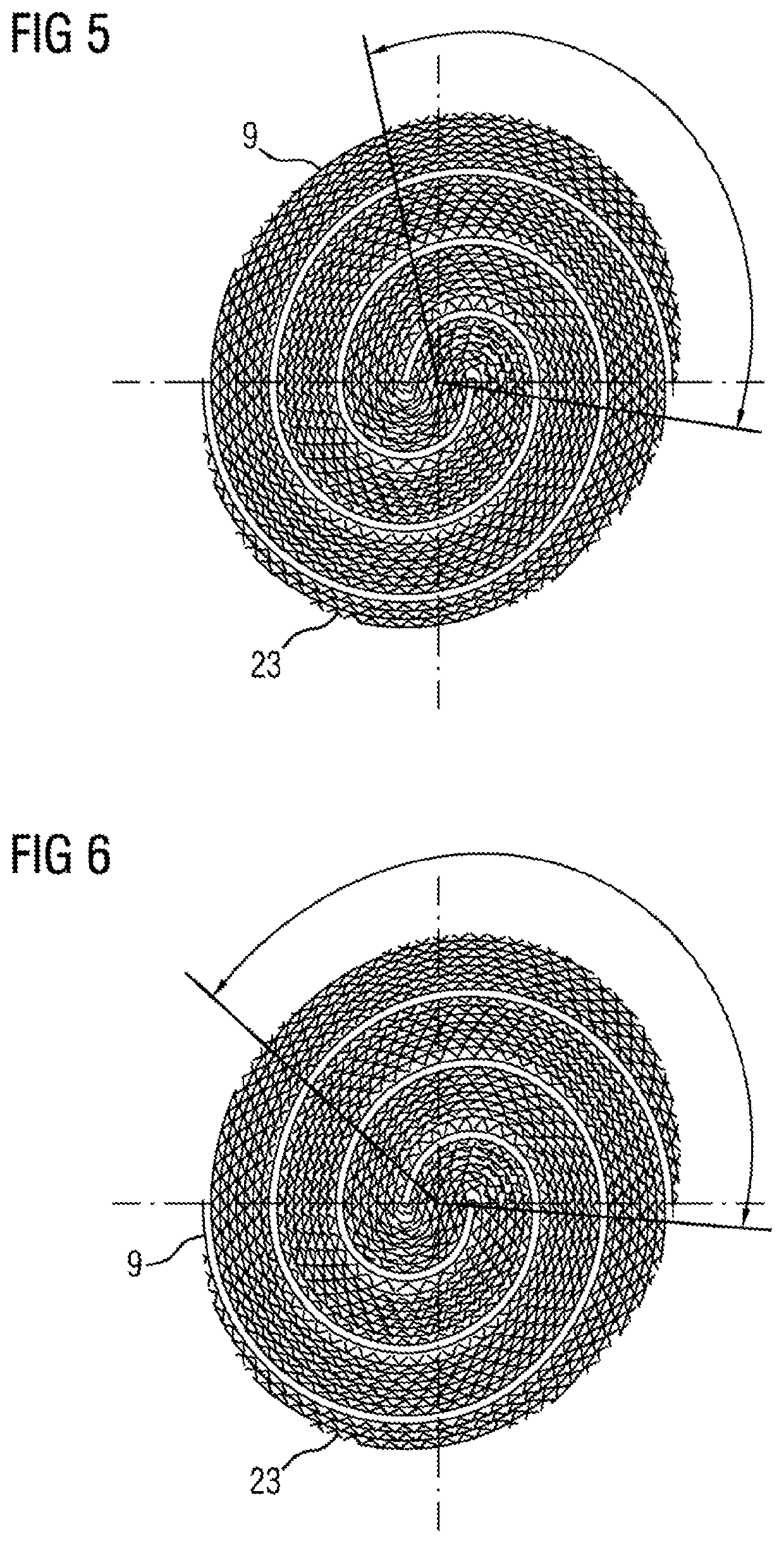 Device for treating exhaust gases