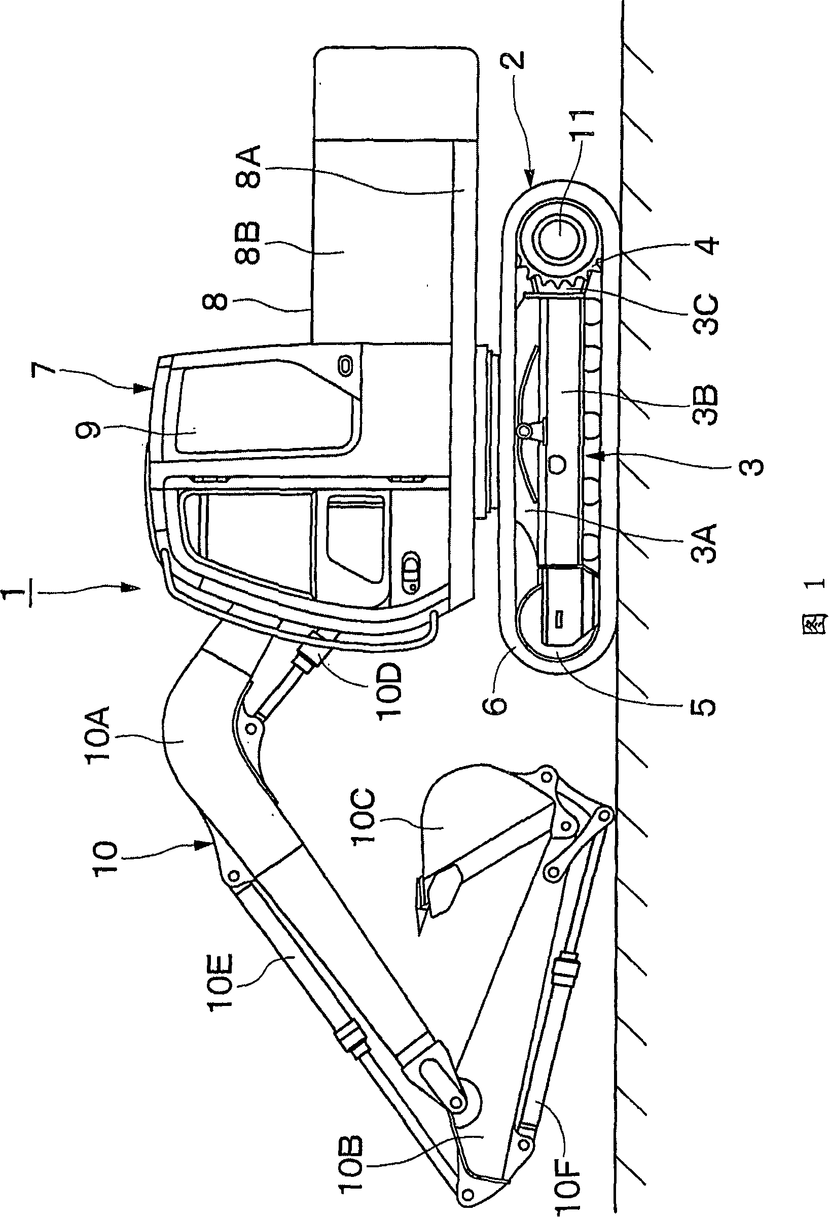 Drum rotation device for construction machine