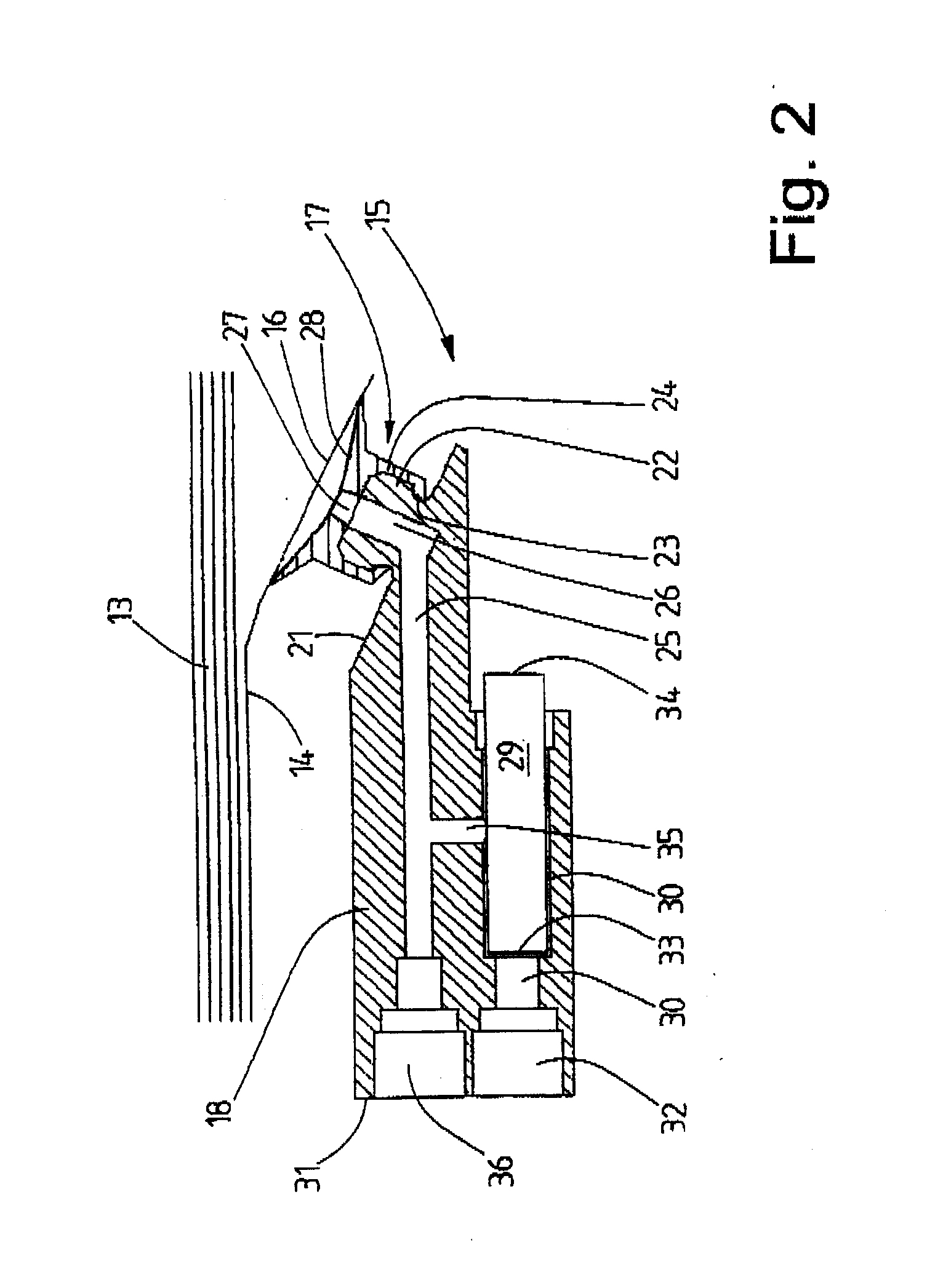 Apparatus for tilting away a part of a signature to be separated from a rack