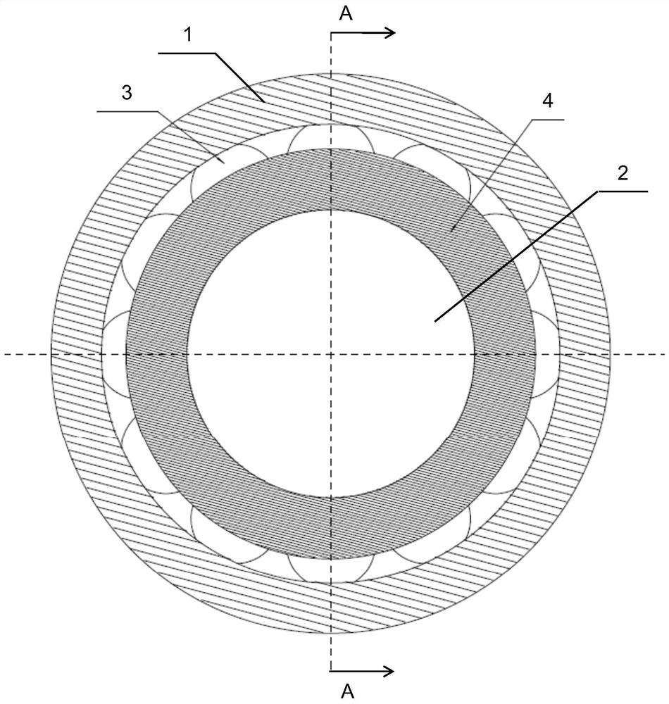 A bearing suitable for quick replacement on transmission equipment and its installation method