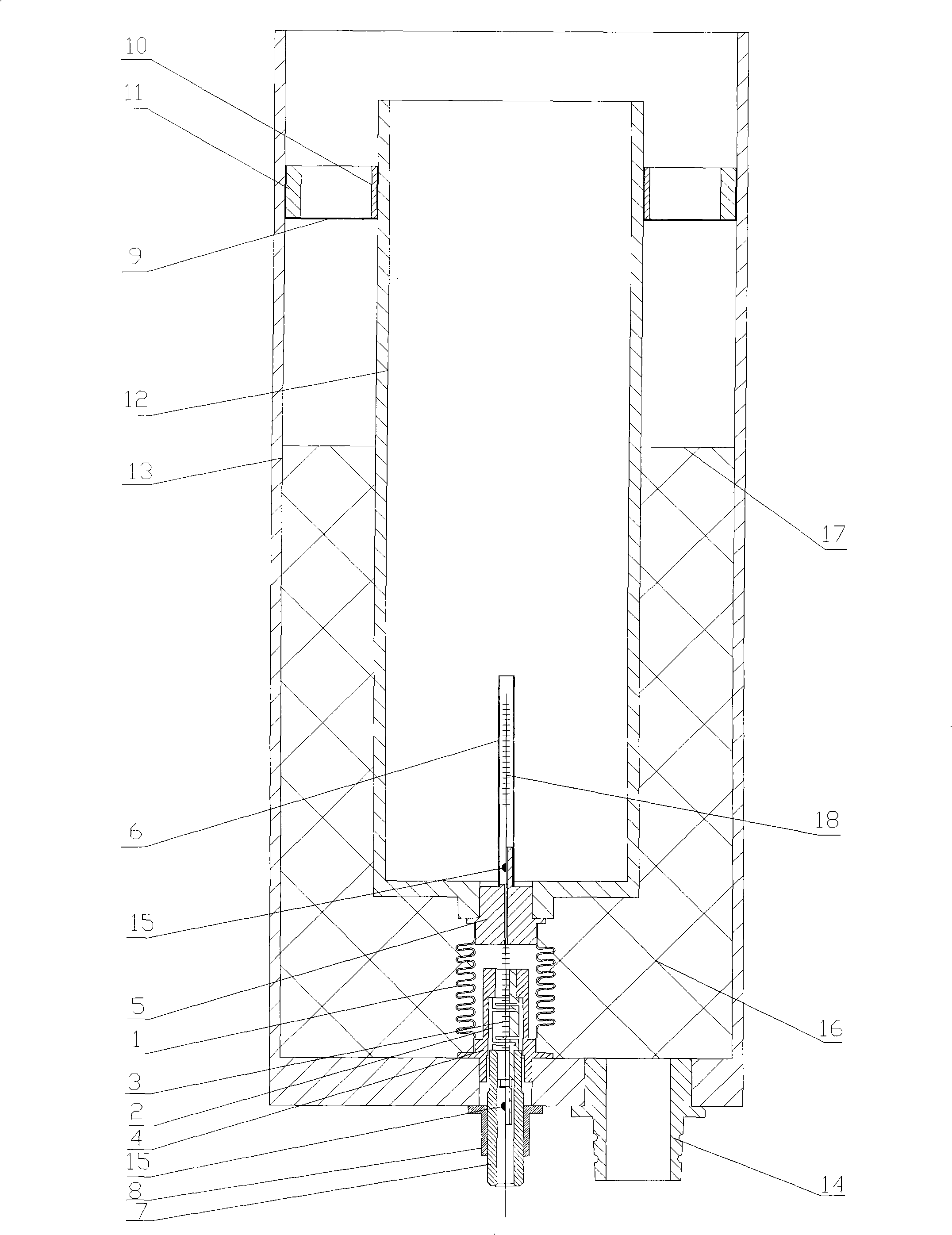 Optical fiber grating static water level