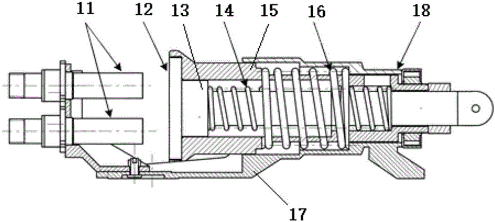 Slat tilting detection device of aircraft high lift system