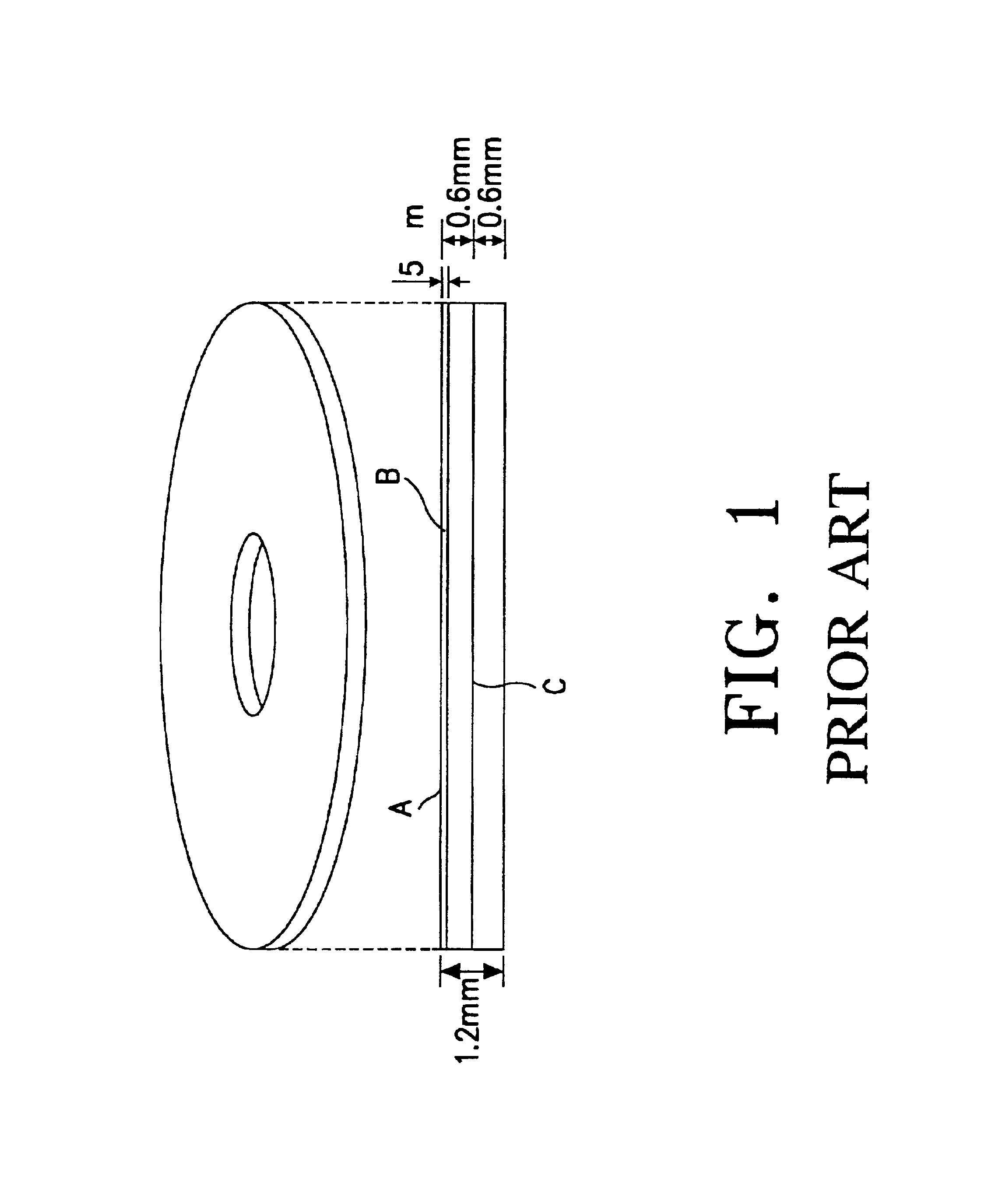 Hybrid disc and method and apparatus for discriminating same