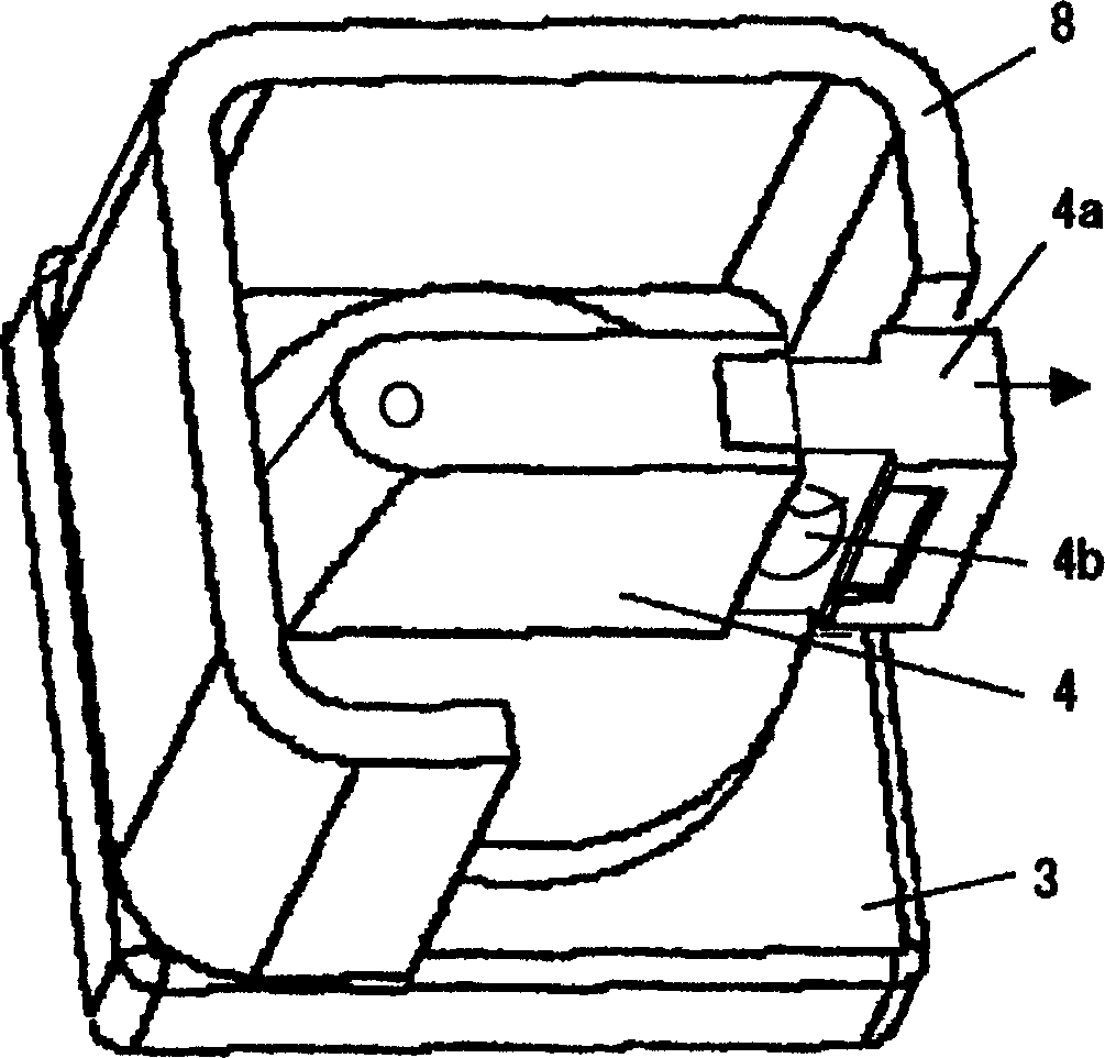 Handle device of circuit breaker