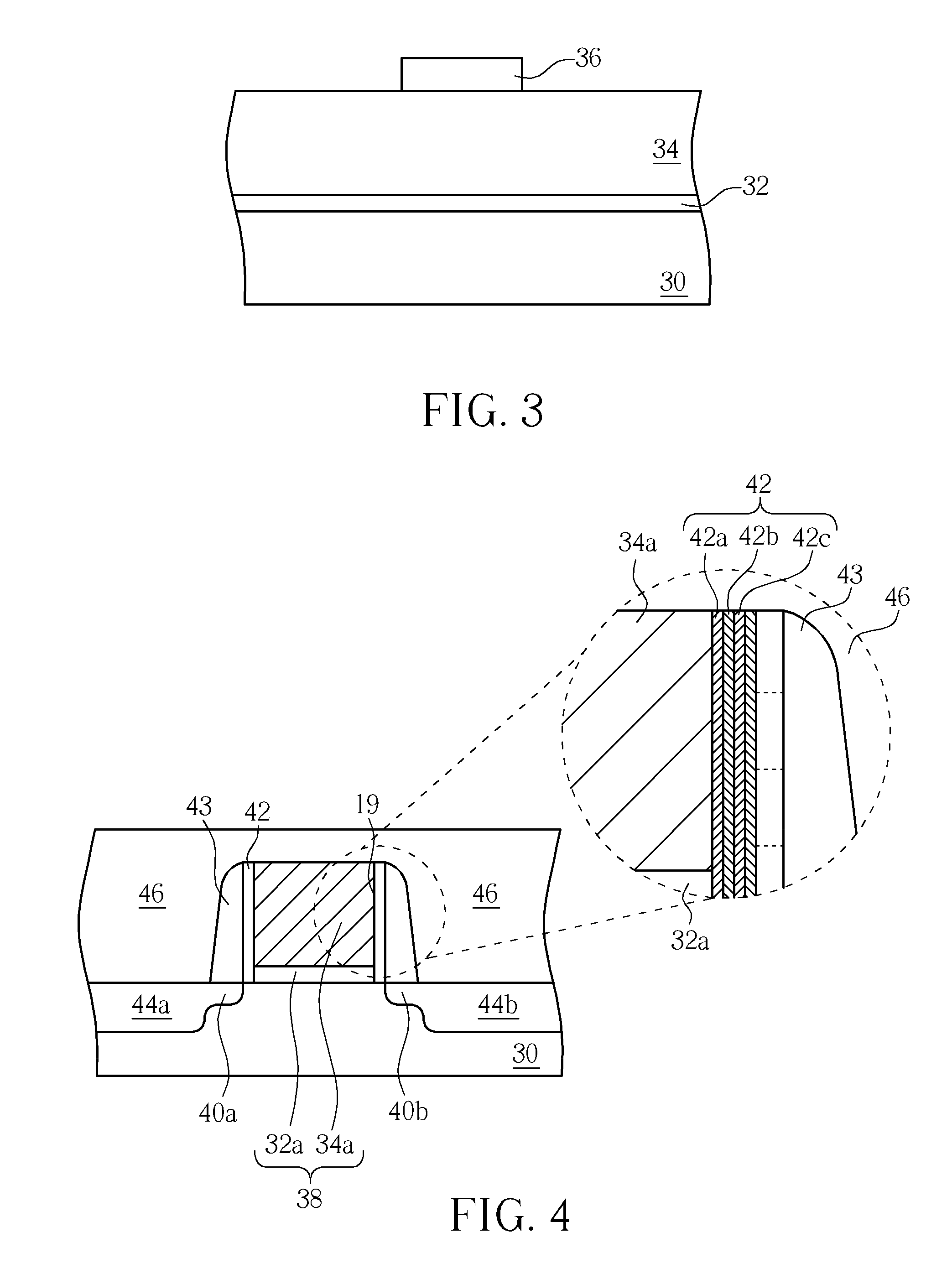 Semiconductor structure having a metal gate with side wall spacers