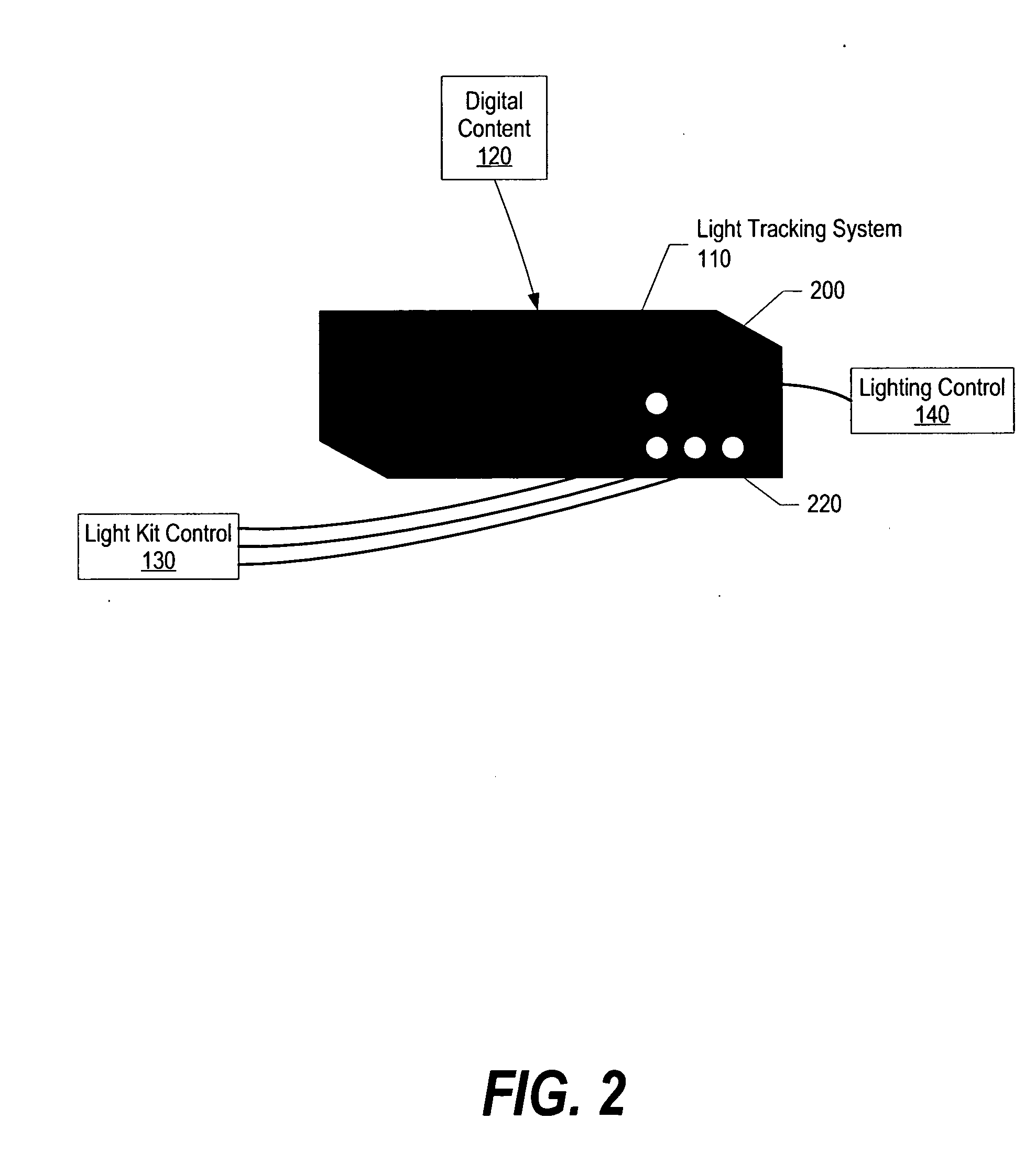 System and method for controlling lighting in a digital video stream