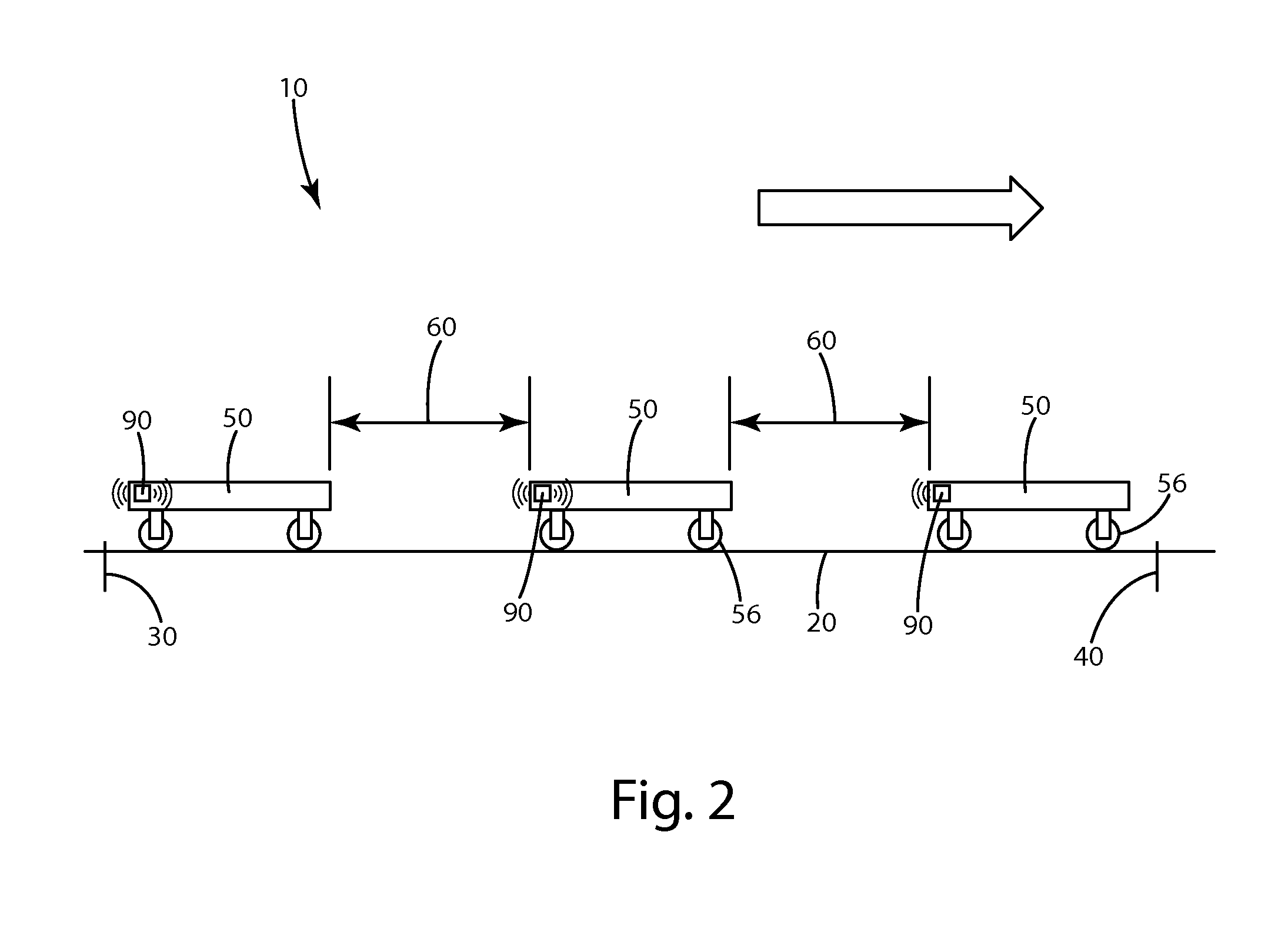 Method of material handling with automatic guided vehicles