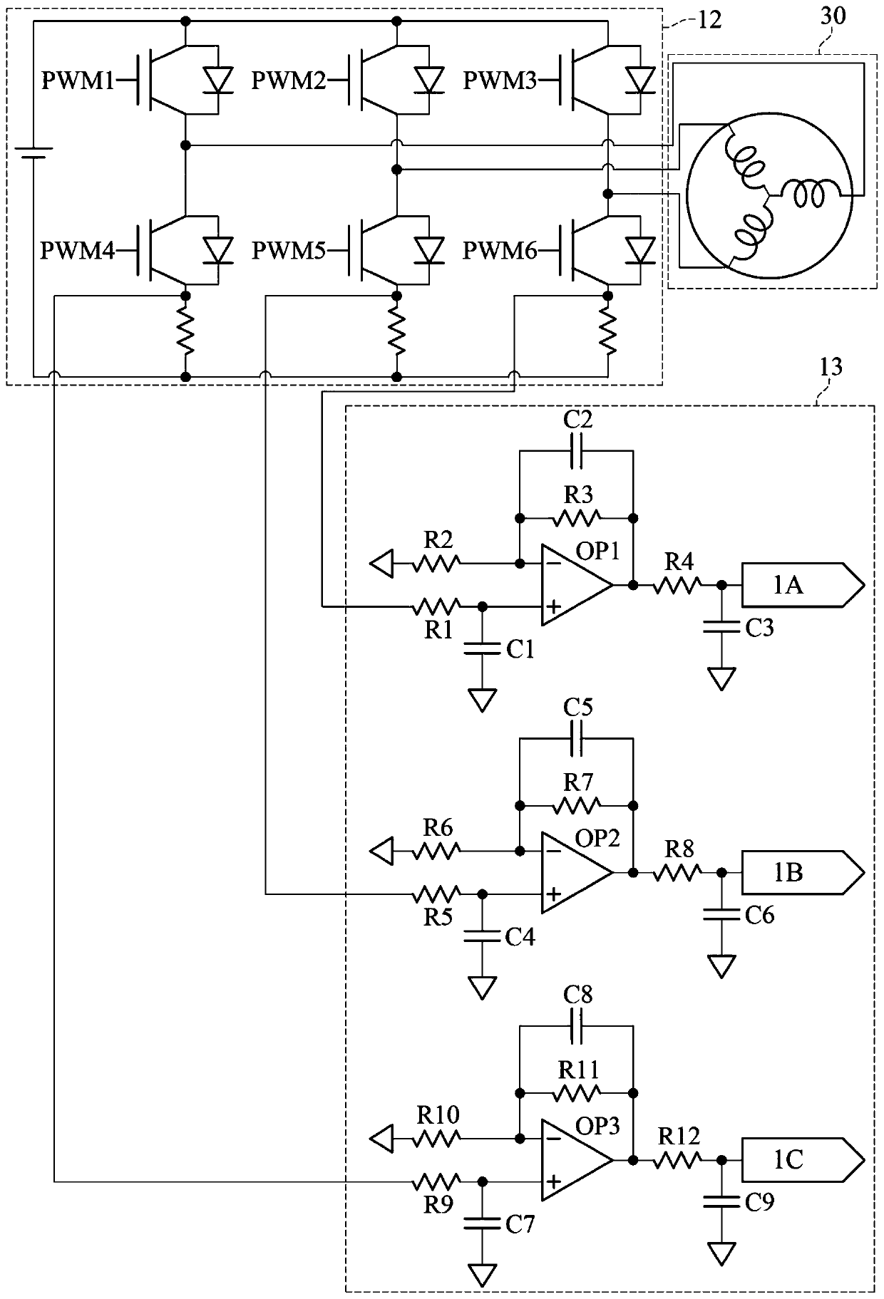 Ceiling fan, ceiling fan motor control method and ceiling fan motor control device