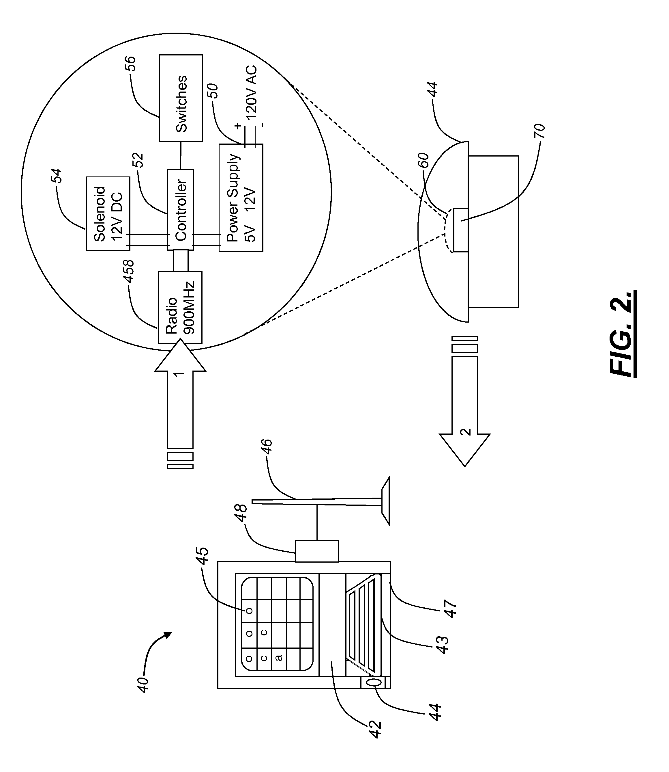 Asset security system and associated methods for selectively granting access